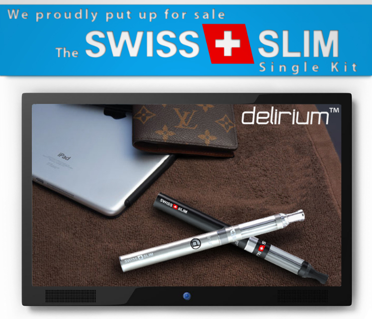 KIT - delirium Swiss & Slim ( Μονή Κασετίνα - ΜΑΥΡΟ ΜΕΤΑΛΛΙΚΟ )