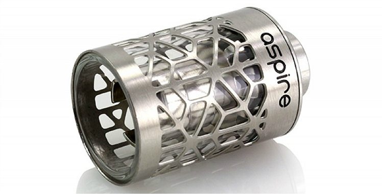 ΑΤΜΟΠΟΙΗΤΉΣ - ASPIRE Atlantis Assy Hollow Core Caged Glass Tank ( Steel Cage )