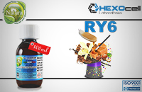 100ml RY6 9mg eLiquid (With Nicotine, Medium) - Natura eLiquid by HEXOcell εικόνα 1