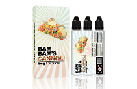 90ml CANNOLI 3mg High VG eLiquid (With Nicotine, Very Low) - eLiquid by Bam Bam's εικόνα 1