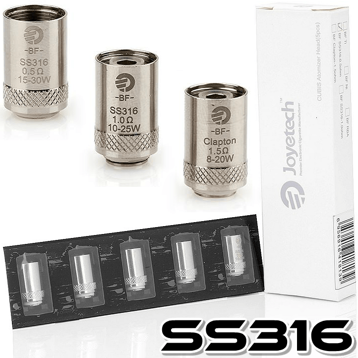 ΑΤΜΟΠΟΙΗΤΗΣ - 1x ΚΕΦΑΛΗ JOYETECH CUBIS (BF SS 316 0.6 oHm ) εικόνα 1