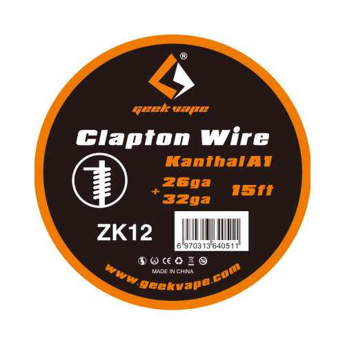 ΑΤΜΟΠΟΙΗΤΗΣ - ΣΥΡΜΑ GEEKVAPE CLAPTON WIRE KANTHAL KA1 ( 26GA + 32GA ) - 5M εικόνα 1