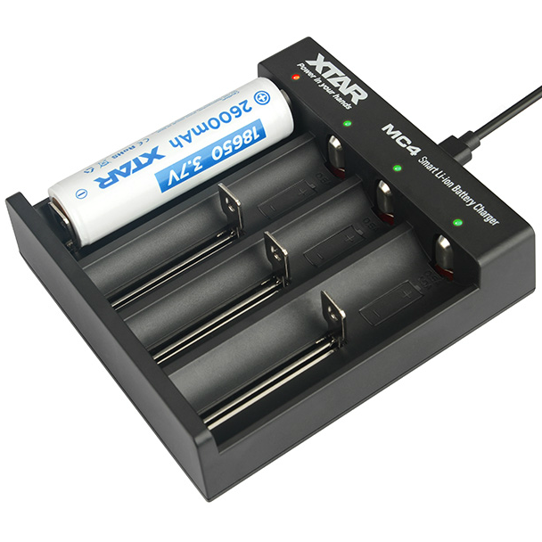 ΦΟΡΤΙΣΤΗΣ - 18650 XTAR MC4 ( 4 SLOTS ) εικόνα 1