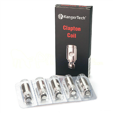 ΑΤΜΟΠΟΙΗΤΉΣ - 5x KANGER SSOCC Clapton Coil Atomizer Heads (0.5Ω)