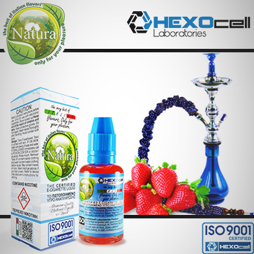 30ml NARGHILE STRAWBERRY 9mg Υγρό Αναπλήρωσης (Με Νικοτίνη, Μεσαίο ) - Natura Υγρά Αναπλήρωσης από την HEXOcell