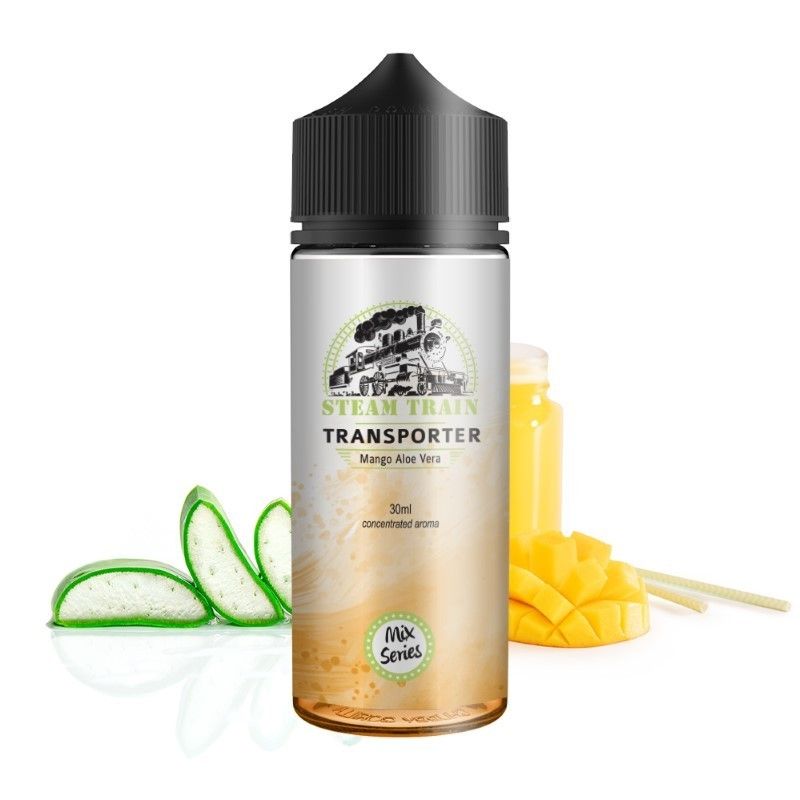 MIX & SHAKE - STEAM TRAIN 30/120ML - TRANSPORTER (ΑΛΟΗ/ΜΑΝΓΚΟ)