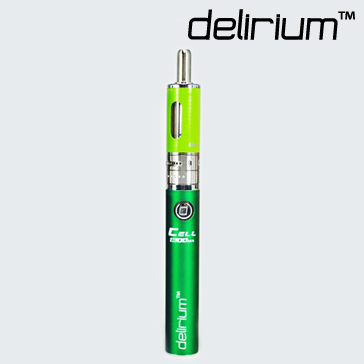 KIT - Kanger Aerotank Mow & delirium Cell 1300mAh Μπαταρία ( Μεταβλητή Ροή Αέρα eGo / eVod APV Kit - ΠΡΑΣΙΝΟ )