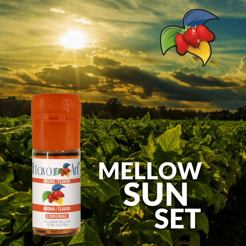D.I.Y. - ΑΡΩΜΑ - 10ML - FLAVOURART ITALY - MELLOW SUNSET - ΠΙΚΑΝΤΙΚΟΣ ΚΑΠΝΟΣ & ΑΠΑΛΗ ΓΛΥΚΟΡΙΖΑ - 3.5%