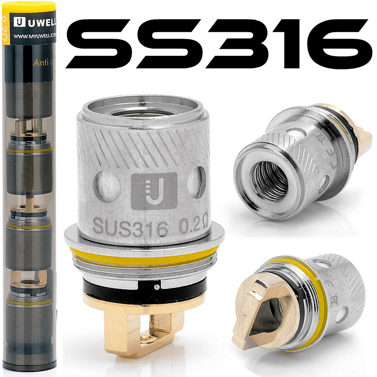 ΑΤΜΟΠΟΙΗΤΗΣ - 1x ΚΕΦΑΛΗ UWELL RAFALE SUS 316 ( 0.2 ohm )