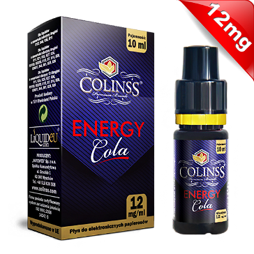 10ml ENERGY COLA 12mg eLiquid (Νικοτινούχο, Μεσαίο) - eLiquid by Colins's