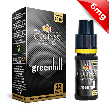 10ml GREENHILL 6mg eLiquid (Νικοτινούχο, Χαμηλό) - eLiquid by Colins's