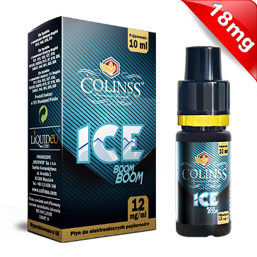 10ml ICE BOOM BOOM 18mg eLiquid (Νικοτινούχο, Δυνατό) - eLiquid by Colins's